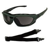 SOL PRO Anti-Fog Safety Motorcycle Riding Sunglasses, Foam padded, Eye Protection Goggle, Dustproof, Windproof, Hunting, Hiking,