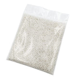 INSPIRELLE 7000pcs 4mm White Art Faux Pearl Beads ABS Round Loose Spacer Beads for DIY Craft Necklaces Bracelets Jewelry Making