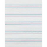 Pacon PACZP2413 ZanerBloser Sulphite Handwriting Paper, Dotted Midline, Grade 2, 1/2 x 1/4 x 1/4 Ruled Short, 8 x 101/2,