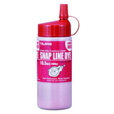 TAJIMA Marking Chalk Dark Red 10.5 oz (300g) Semi Permanent SnapLine Dye with Durable Bottle & EasyFill Nozzle PLC3DR300