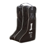 The Style Sutra Boots Storage Bag Lightweight Trendy Shoe Bag For Trips Trekking Backpacking 28Cmx25Cmx46Cm Black