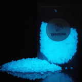 TWINKLING Glow in The Dark Gravel,Crushed Glass, Broken Glass Glitter, Glow in The Dark Stones Chips for DIY Resin Art Epoxy Cra