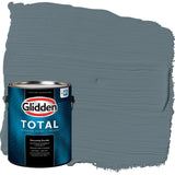 Glidden Total 1 gal. Night Rendezvous/Blue Eggshell Interior Paint with Primer