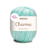 Circulo Charme Yarn for Crochet and Knitting - 433 yds - 100% Mercerized Brazilian Virgin Cotton - Soft Sport Weight - Color 220