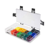 Falling in Art Airtight Paint Palette, 24-Well Storage Palette Box with Thumb Grip, Leakproof Travel Palette Case for Watercolor