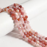 45pcs 8mm Natural Candy Agate Beads Gemstone Beads Round Loose Beads for Jewelry and Bracelets Making
