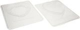 Cybrtrayd Plastic mold, 7-1/4 x 7-1/2 x 1/2 deep, Clear