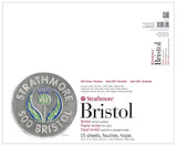 Strathmore (58082 500 Series Bristol, 2Ply Vellum Surface, 14x17, Gray, 15 Sheets