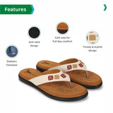 Ortho Joy Doctor Slipper For Women Fancy || Orthopedic Women'S Fashion Slipper || Comfortable Slippers,White,6,B0C3VSLMLJ