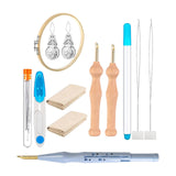 Ujeavette Embroidery Pen Punch Needle Kits Making Crafts Tools With Scissors