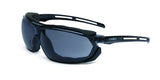 Uvex Honeywell Home UVEX by S4041 Tirade Sealed Safety Eyewear with Black Frame, Gray Lens and Uvextra AntiFog Coating, Black/G