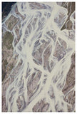 Cline River Showing Heavy Siltation And Braiding, Jasper National Park, Alberta, Canada-Paper Art-42,,X62,,