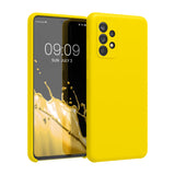 kwmobile Case Compatible with Samsung Galaxy A52 / A52 5G / A52s 5G Case - TPU Silicone Phone Cover with Soft Finish - Radiant Y