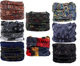 Vistas Bandana Cap Head Wrap Motorcycle Bicycle Headband Scarf Face Mask Set Of 8