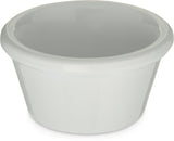 Carlisle 085202 Melamine Smooth Ramekin, 2 oz Capacity, White (Case of 72)