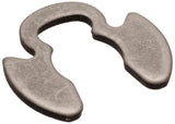 Poodle External Retaining Ring, Tapered Section, Radial Assembly, 10601090 Carbon Steel, Phosphate Finish, 3/16 Shaft Diameter