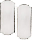 Darware Innkeeper Wooden Signs (2Pack, Whitewashed); 14 x 6 Inch Rustic Blank Signboards for DIY Arts & Crafts Home Decor