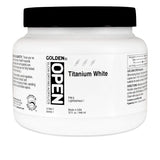 Golden Open Acrylic 32 oz Jar Titanium White