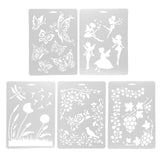 Enakshi 5 Pieces Multifunctional Poly Drawing Template Drawing Decor Craft 3|Crafts | Art Supplies | Drawing & Lettering Supplie