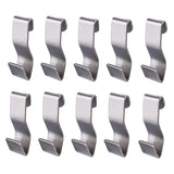 Chris.W Picture Molding Hooks Picture J-Rail Hooks Hangers, Pack of 10, Heavy Duty S-Hook, Stainless Steel (Small)
