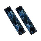 Forchrinse Sea Turtle 2 Pieces Seatbelt Covers for Women Men Soft Car Seat Belt Cover Shoulder Strap Pad for Car Seat Belt/Backp