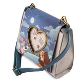 Loungefly X Lady And The Tramp Heart Paw Prints Crossbody Purse