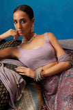 Soch Womens Onion Pink Shimmery Scoop-Neck Back-Open Sleeveless Blouse Onion Pink L