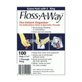 ACTION BAG FlossAWay Organizer, 3 by 5Inch, 100Pack