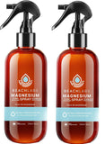 Beach Labs Magnesium Spray (2-Pack) - Ocean Sourced & 100% Canadian Made | Magnesium Oil for Feet and Body | Pure Concentrated S