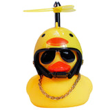 wonuu Rubber Duck Car Decorations Cute Yellow Duck Car Dashboard Ornaments with Propeller (W-Chicken)