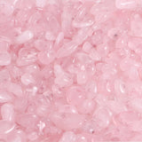 400pcs Natural Chip Stone Beads Rose Quartz 5-8mm Irregular Gemstones Healing Crystal Drilled DIY Loose Rocks Bead Crystal for B