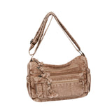 Zoomella Denim Shoulder Bag Large Capacity Crossbody Handbag For Women Daily Vacation