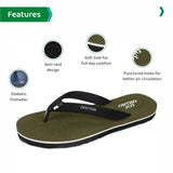 Ortho Joy Doctor Orthopedic Slippers For Ladies Daily Use/Mcr Chappals For Women,Dark Green,8,B094VJQPTH