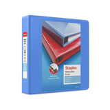 Staples 82670 Heavy Duty 2-Inch 3-Ring View Binder Periwinkle (24689)