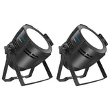 BETOPPER Stage Lights, 200W COB LED Stage Spotlights, Warm & Cold White LED Par Light, DMX/Master-Slave Lights, Spotlight/Fresne