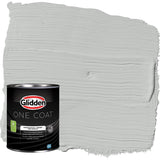 Glidden Interior Paint + Primer: Gray/Solitary State, One Coat, Semi-Gloss, 1 Quart