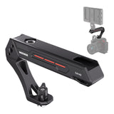 NEEWER BASIC Lightweight Camera Top Handle with 3/8 Locating Pin for ARRI, High Strength Cage Plastic Handle Grip w/ 1/4 3/8 Scr