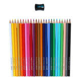 Doms 24 Shades Color Pencils|Hexagonal Shaped Body For Comfortable Grip|Bright&Playful Colors|Free Sharpner With Each Pack|Non-T