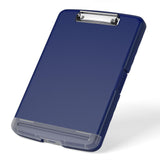 Rimilak Plastic Clipboard with Storage, 8.5 x 11 High Capacity Folio Nursing Case with Pen Holder, Size 14.2 x 9.6 x 1.2 Folder