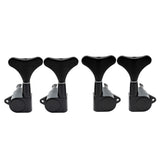 Musiclily Basic 2R2L 19:1 Ratio Full Sealed Machine Heads Tuners Tuning Pegs Keys with Y-Style Button for Ibanez Style Electric