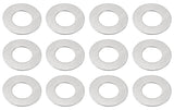 M6x12x0.5mm Stainless Steel Thin Flat Washers, Ultra Thin Metal Shim Washers Spacers for Screw Bolt, Electronic Repair, Automoti