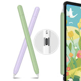 AhaStyle 2 Pack Silicone Apple Pencil (USB-C) Case 2023 Ultra Thin Proteative Cover Skin Apple Pencil Sleeve Anti-Slip Grip Comp