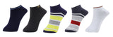 Starvis MenS And Women Solid Cotton Low Cut Loafer Socks No Show (Free Size) (MultiColoured|Random Design) (Pack Of 5)