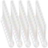 Patelai 50 Pieces Set of Caviar Spoons Mother of Pearl Spoons with Handcraft Round Handle for Caviar, Egg, Ice Cream, Coffee, Ki