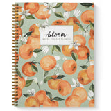 Softcover Bloom Where Planted 8.5 X 11 Motivational Spiral Notebook/Journal, 120 College Ruled Pages, Durable Gloss Laminated