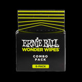 Ernie Ball Wonder Wipes Combo Pack, 6-Pack (P04279)