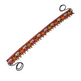 Banjara Kamarbandh Bohemian Kamarpatta Fabric Multicolor Mirror Work Embroidery Evil Eye Fashion Adjustable Fancy Waist Belt For
