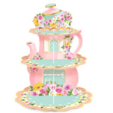 Zopeal 3 Tier Bee Cupcake Stand Party Decorations Sunflower Cupcake Holder Yellow Summer Cake Stand Bee Day Themed Dessert Stand