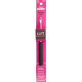Susan Bates Aluminum Ergonomic Crochet Hook, 4.5mm, Black