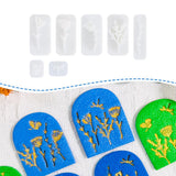 Xaekicr Polymer Clay Molds Nature Garden Set - 7PCS Botanical and Insect Texture Clay Molds for Polymer Clay Jewelry, Floral Cla